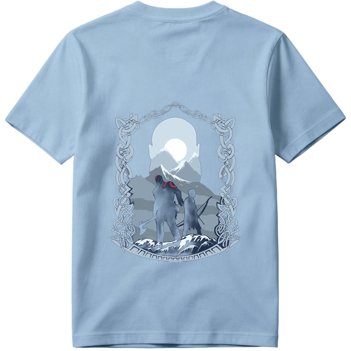Viking Warriors Under the Moonlight - Tee