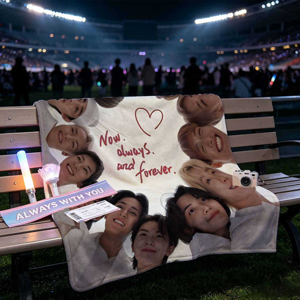 SEVENTEEN Members in a Circle Forming a Heart Shape with 
