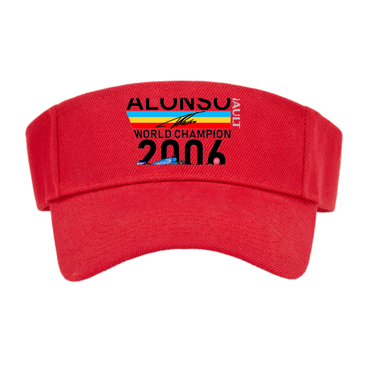 Fernando Alonso Renault R26 2006 World Champion Formula 1 Racing Car -  Visor cap