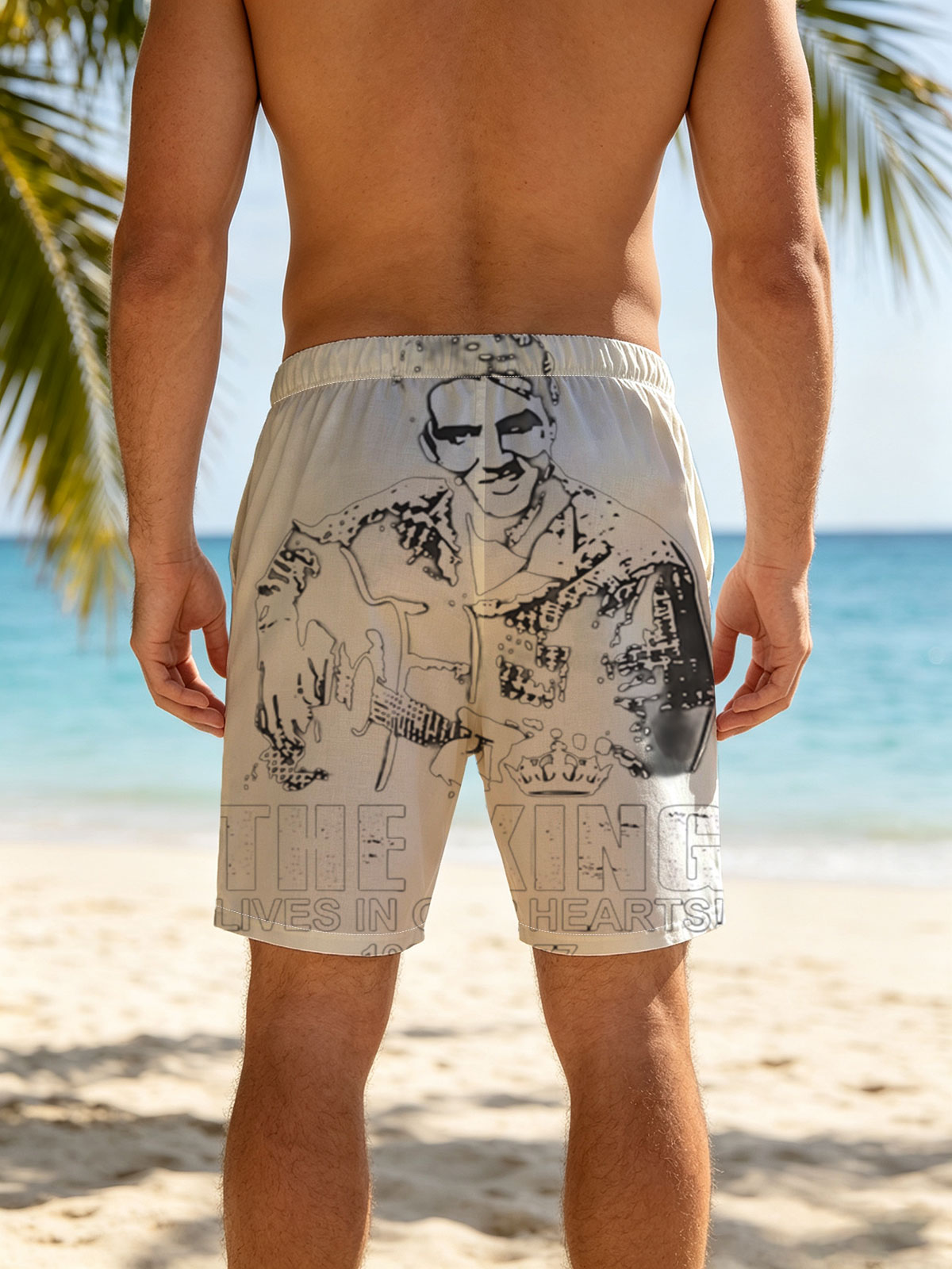 Elvis Presley - The King Lives in Our Hearts 1935-1977 -  Beach shorts