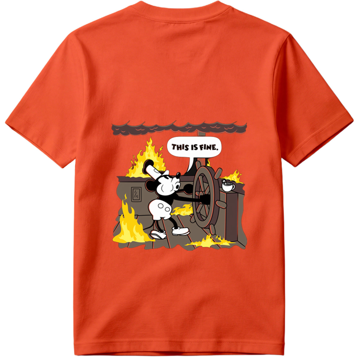 Mickey Mouse in a Burning Room: 