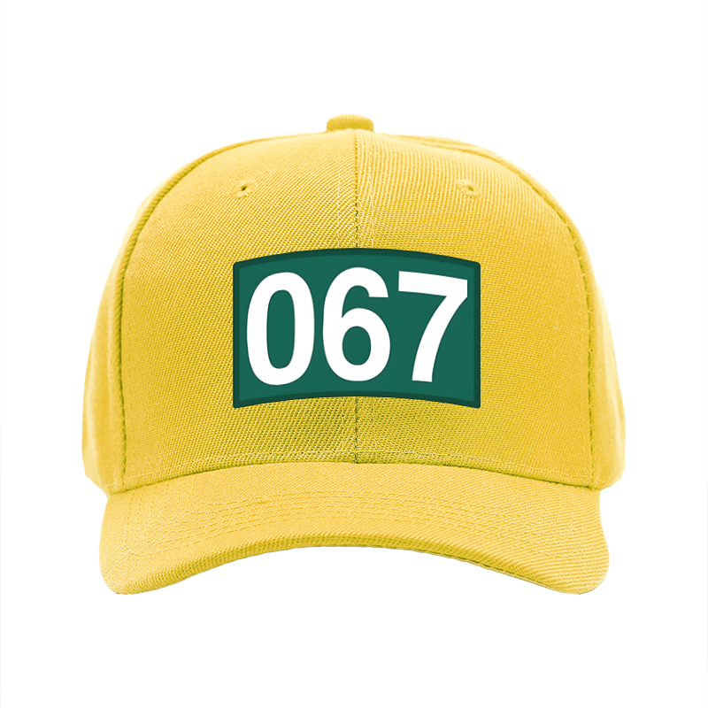 1pc New Baseball Cap with 067 Number Print and Bold Design Unisex Adjustable Hat for Outdoor Activities Sports Fans and Casual Wear Adults and Teens