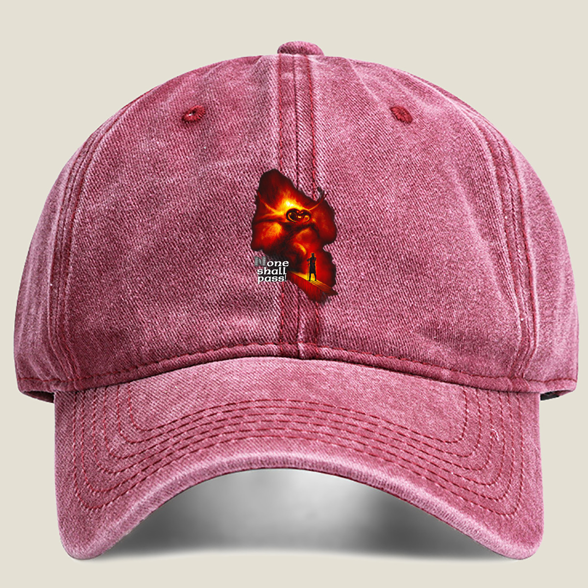Lord of the Rings: Gandalf vs. Balrog - Washed Denim - Baseball Cap