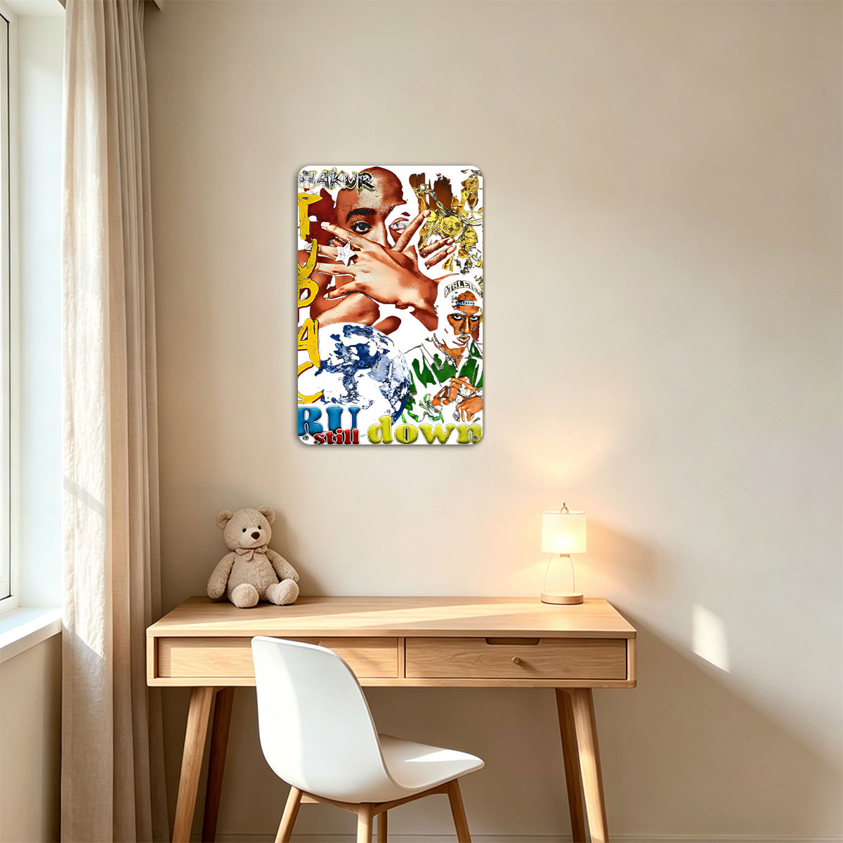 Tupac Shakur: Still Down? R.I.P. Legacy Lives On - painting