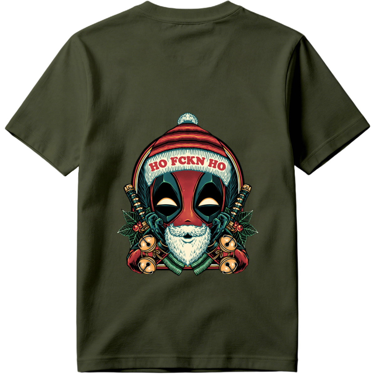 Deadpool Santa Christmas Design - Tee