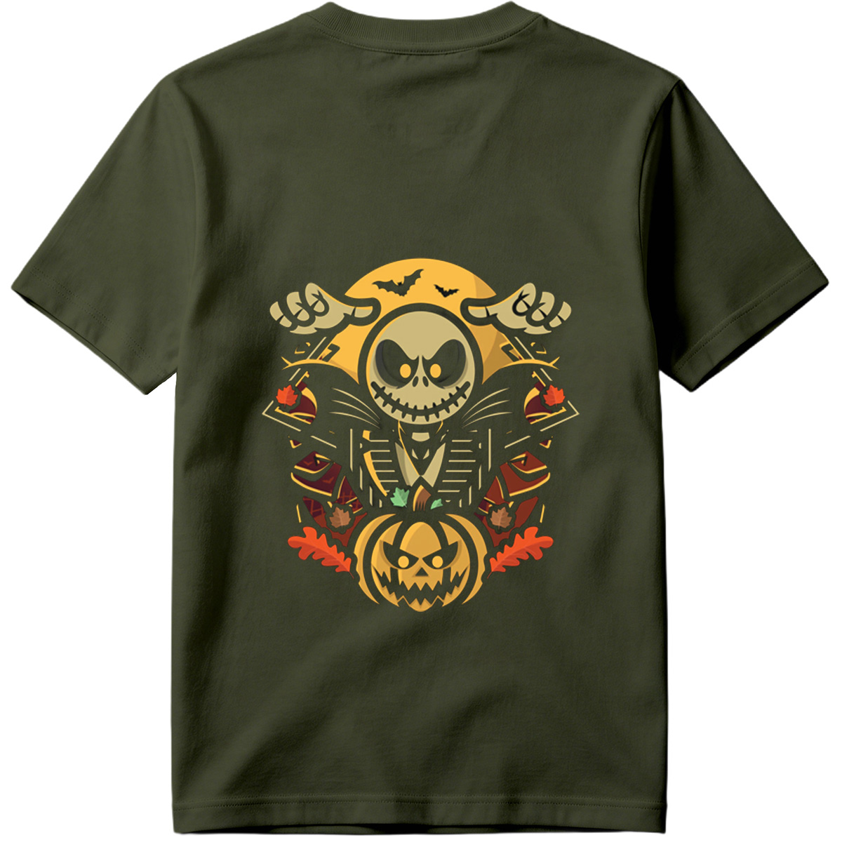 Jack Skellington and Pumpkin King Halloween Design - Tee
