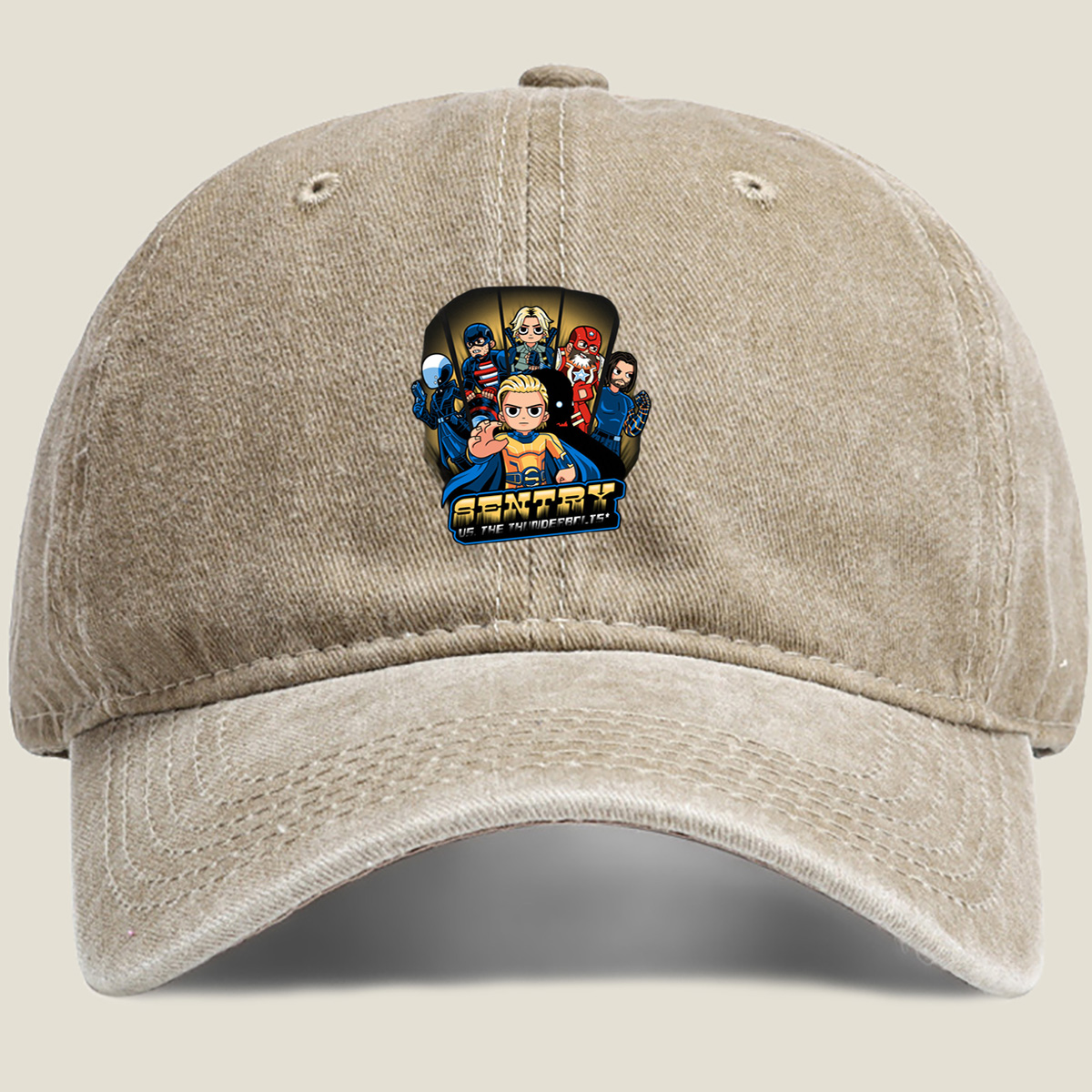 Spentrix vs. The Thunderbolts - Washed Denim - Baseball Cap