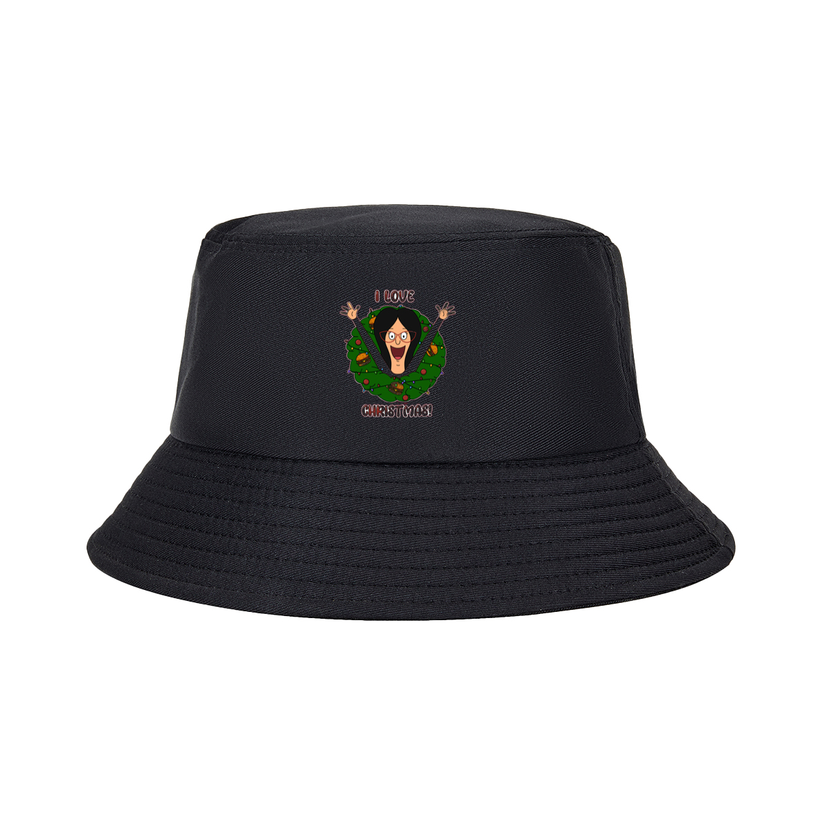 I Love Christmas - Morticia Addams Style - Fisherman's Hat
