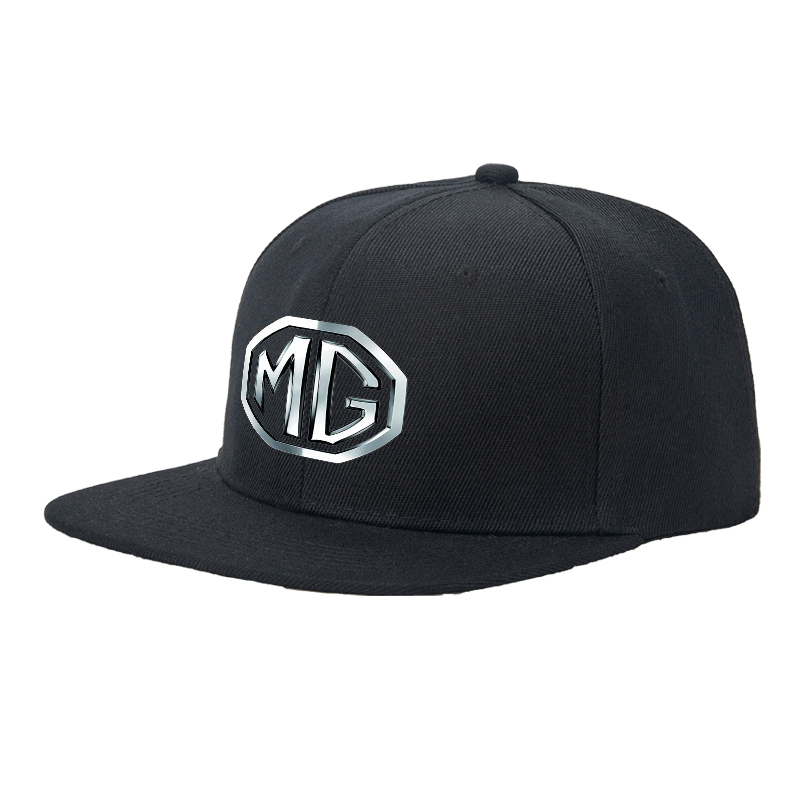 Flat Brim Baseball Cap MG Logo Print Streetwear Underground Skate Style for Basketball Court Skate Park Urban Lifestyle Skaters Rappers Streetwear Enthusiasts