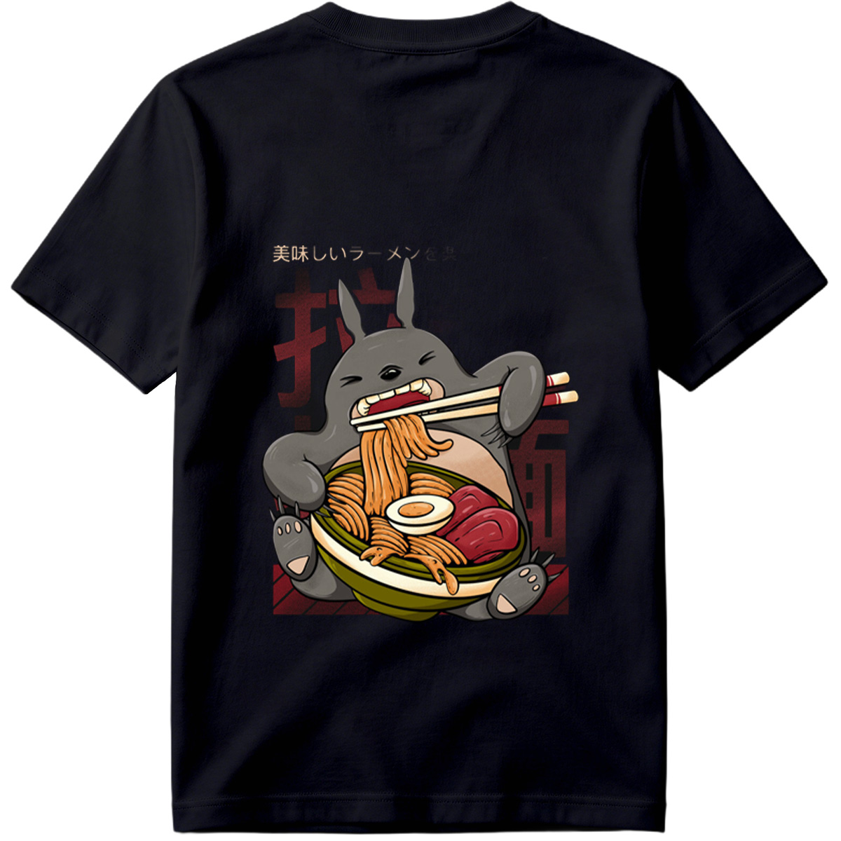 Totoro Enjoying Ramen - Tee