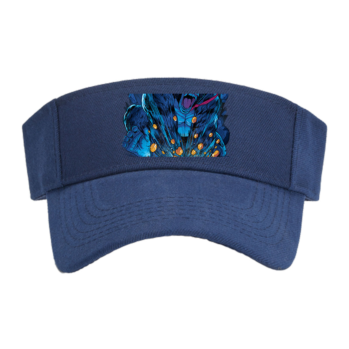 Gorilla King Unleashes Cosmic Power in Epic Clash -  Visor cap