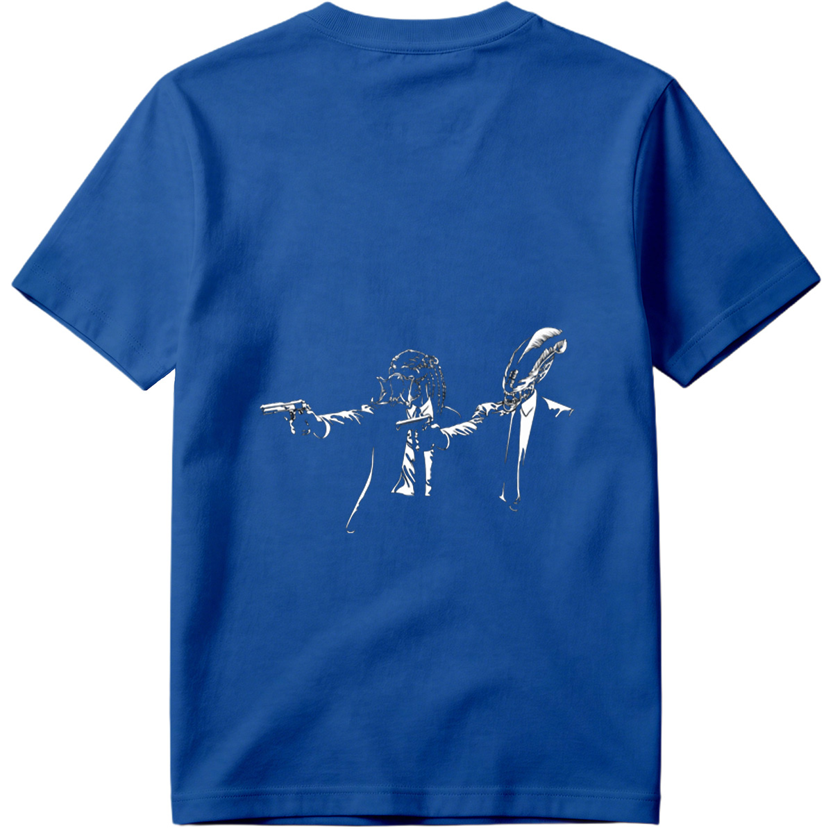 Predator and Alien in Suits with Guns - Tee