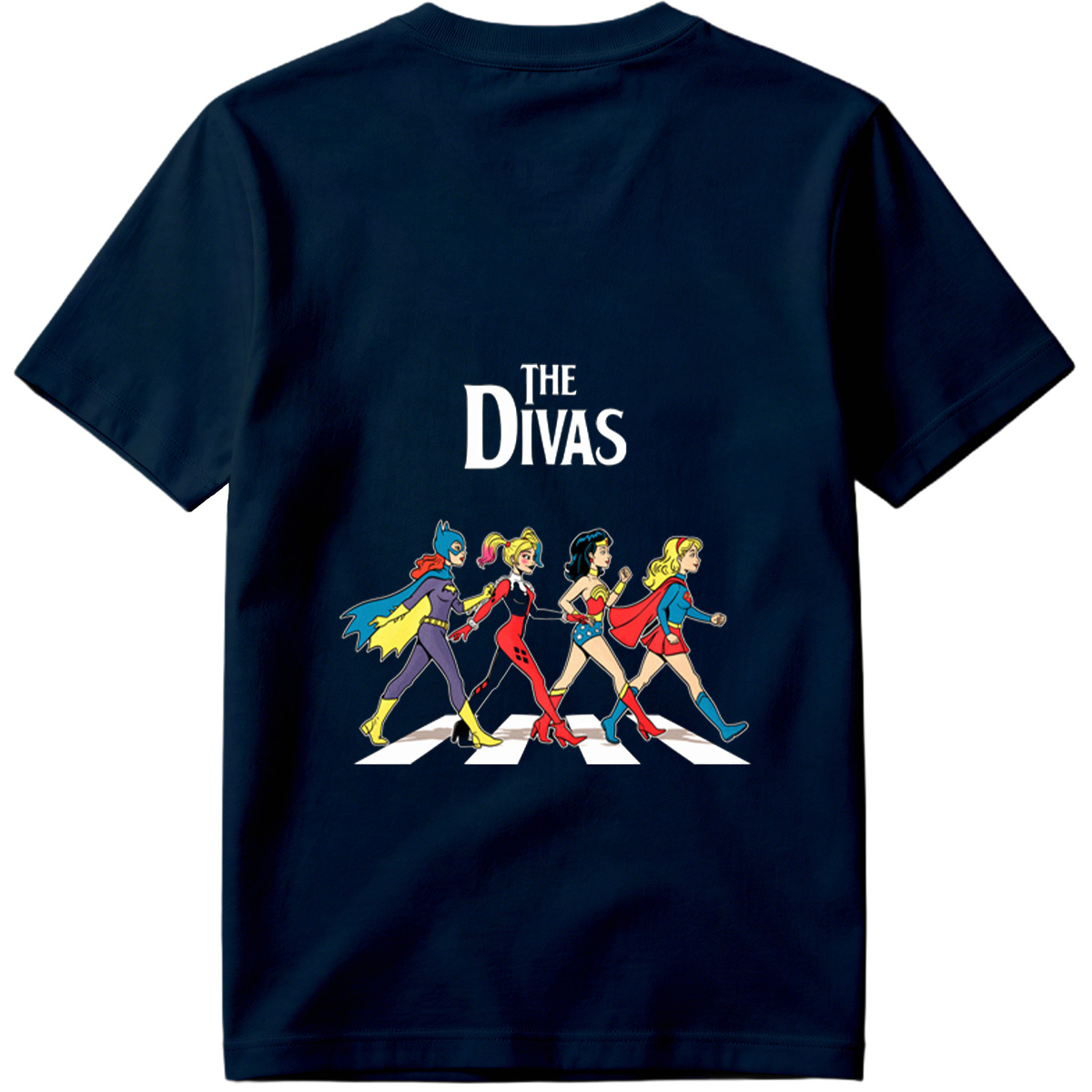 The Divas: Batgirl, Harley Quinn, Wonder Woman, Supergirl - Tee