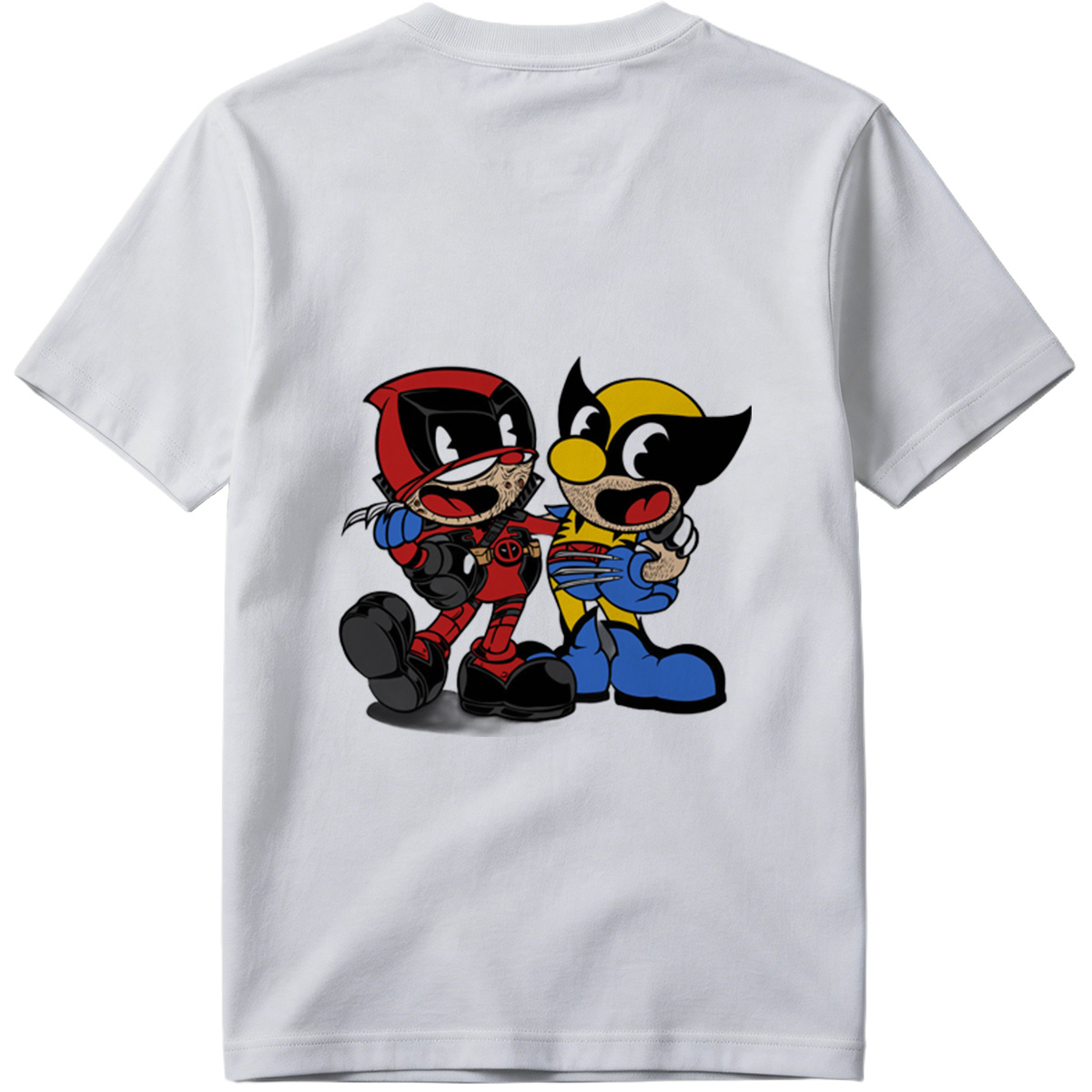 Deadpool and Wolverine Chibi Style - Tee