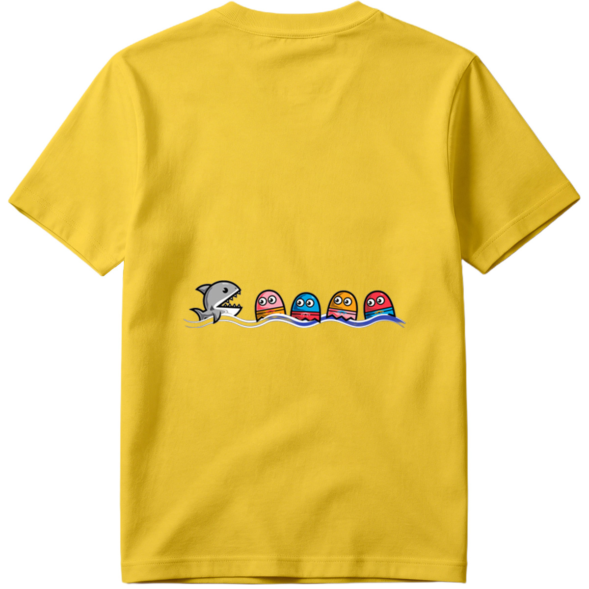 Pac-Man and the Shark - Tee