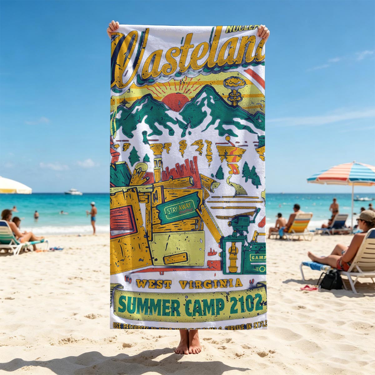 Nuclear Wasteland: Summer Camp 2102 - West Virginia Survival Adventure - Beach towels