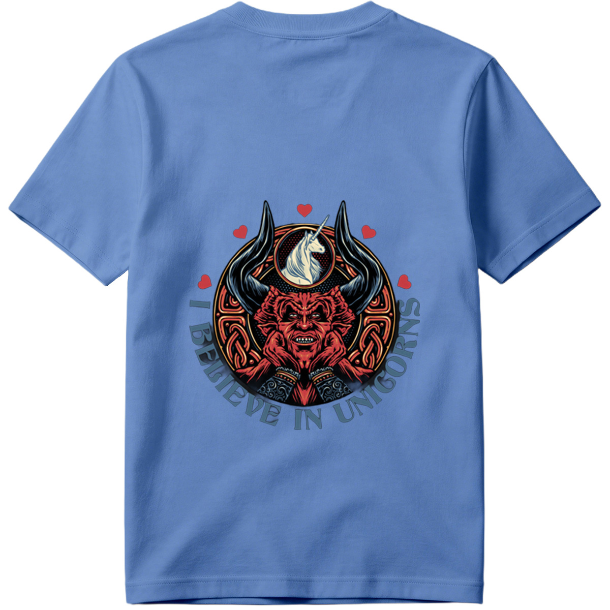 I Believe in Unicorns - Devil and Unicorn Design - Tee