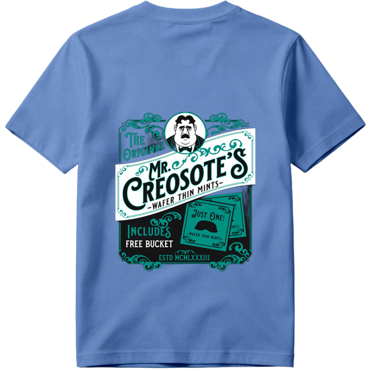 Mr. Creosote's Wafer Thin Mints - The Original with Free Bucket - Tee