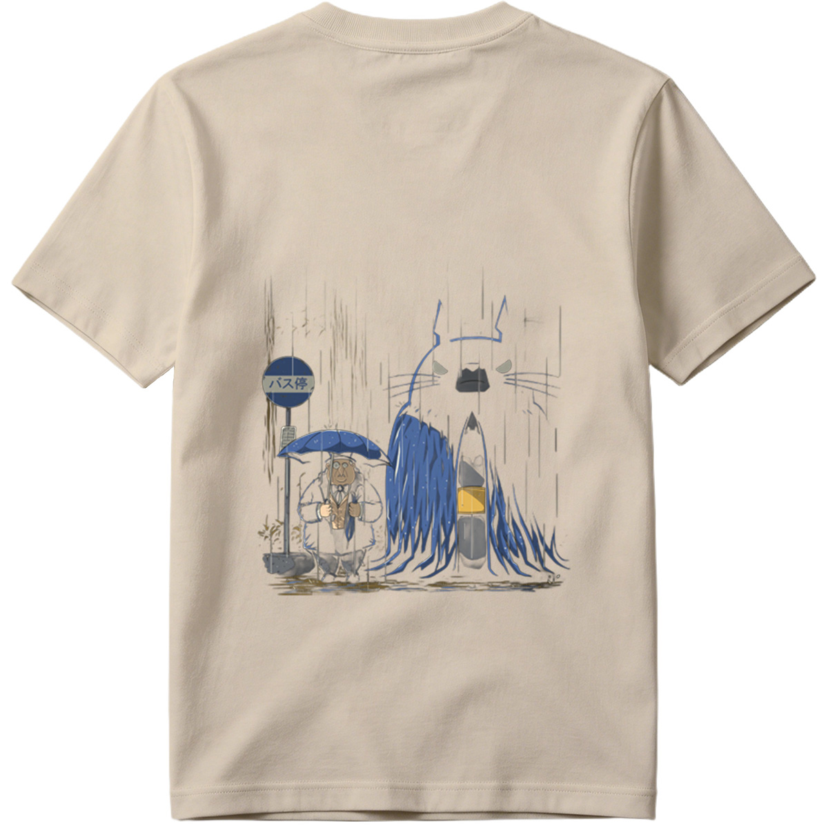 Batman and Alfred at the Bus Stop - Tee