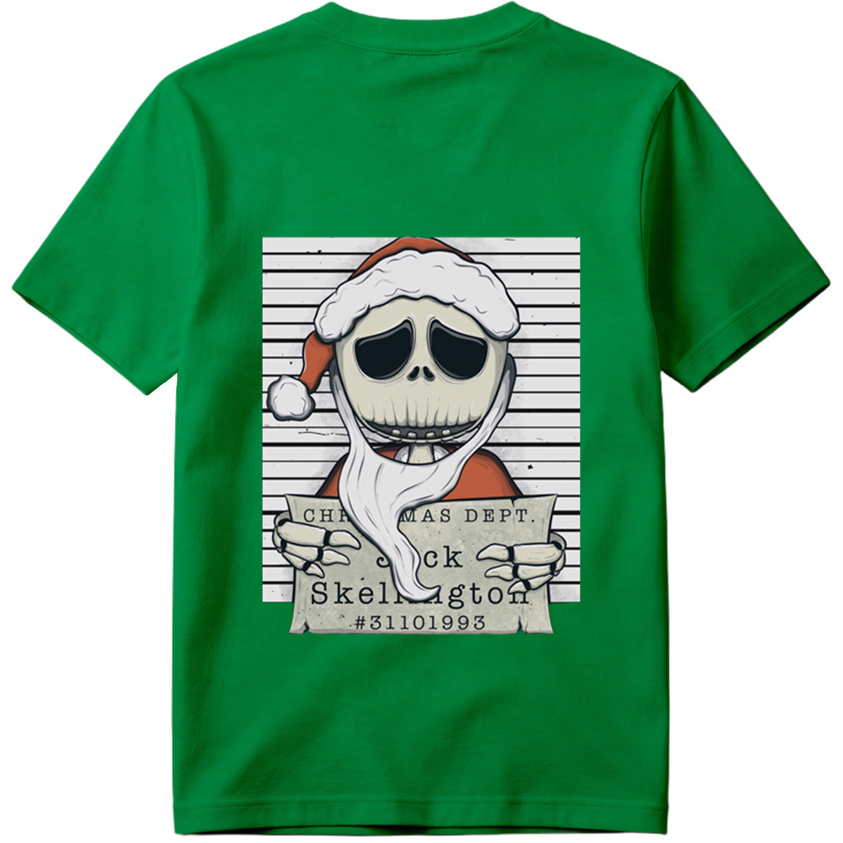 Jack Skellington Christmas Dept Mugshot - Tee