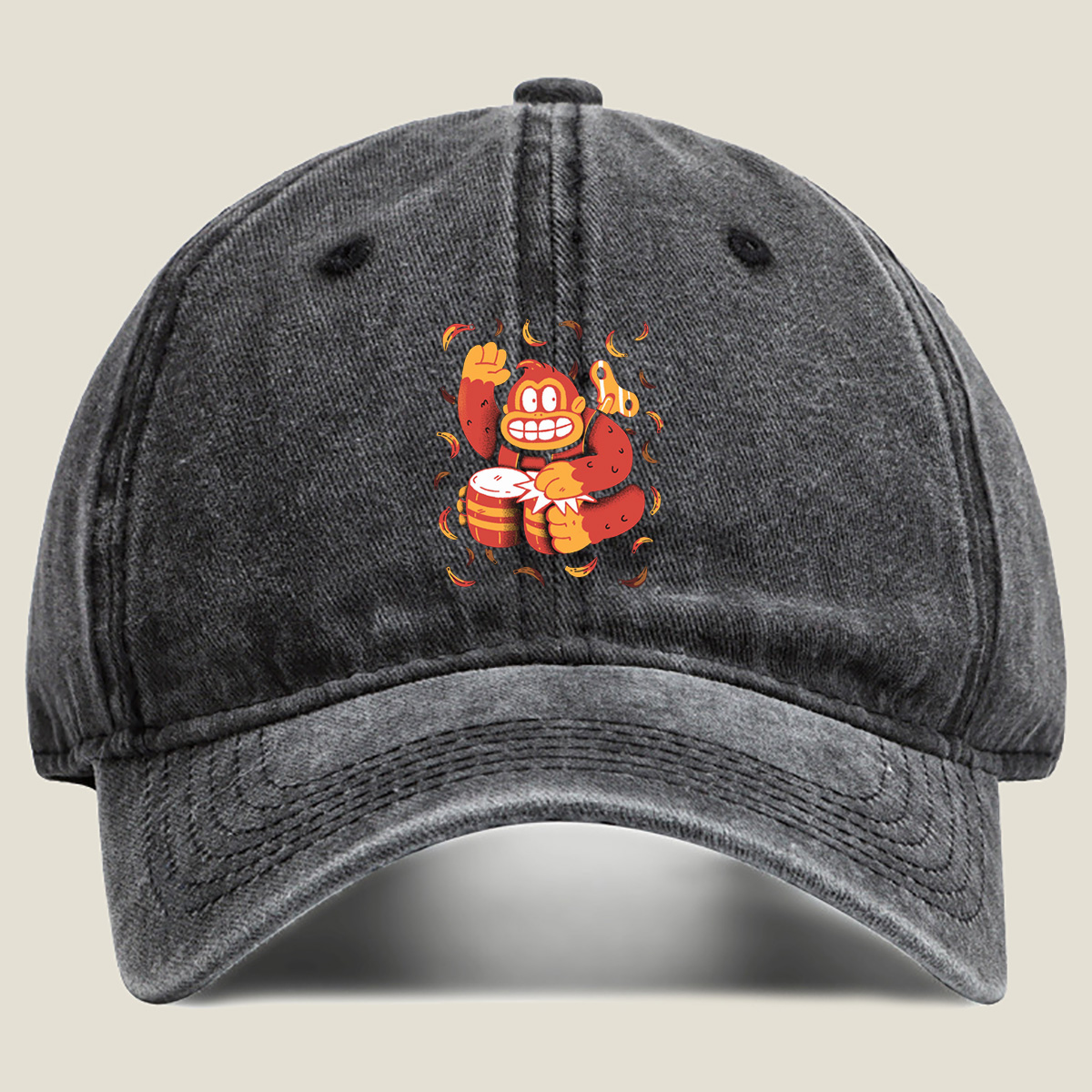 Donkey Kong: Banana Bash - Washed Denim - Baseball Cap