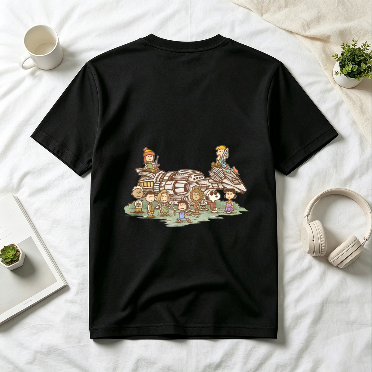 Peanuts Characters Meet Star Wars: A Galactic Adventure - Tee