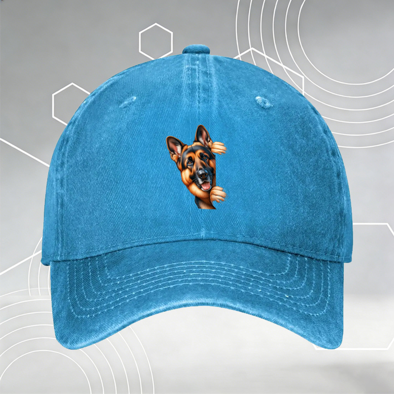 New Baseball Cap with Colorful Goldendoodle Dog Print and 
