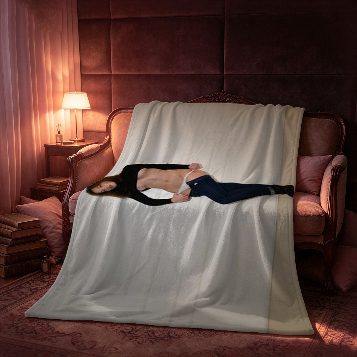 Shibari Bondage Shower - Ada Wong (Resident Evil) - Blanket