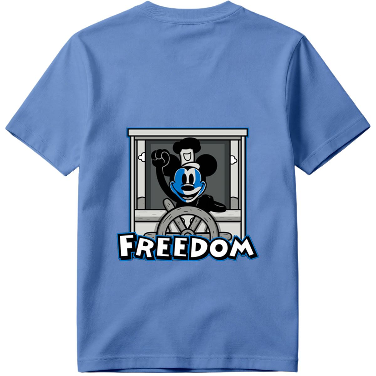 Mickey Mouse Freedom Steering Wheel Design - Tee