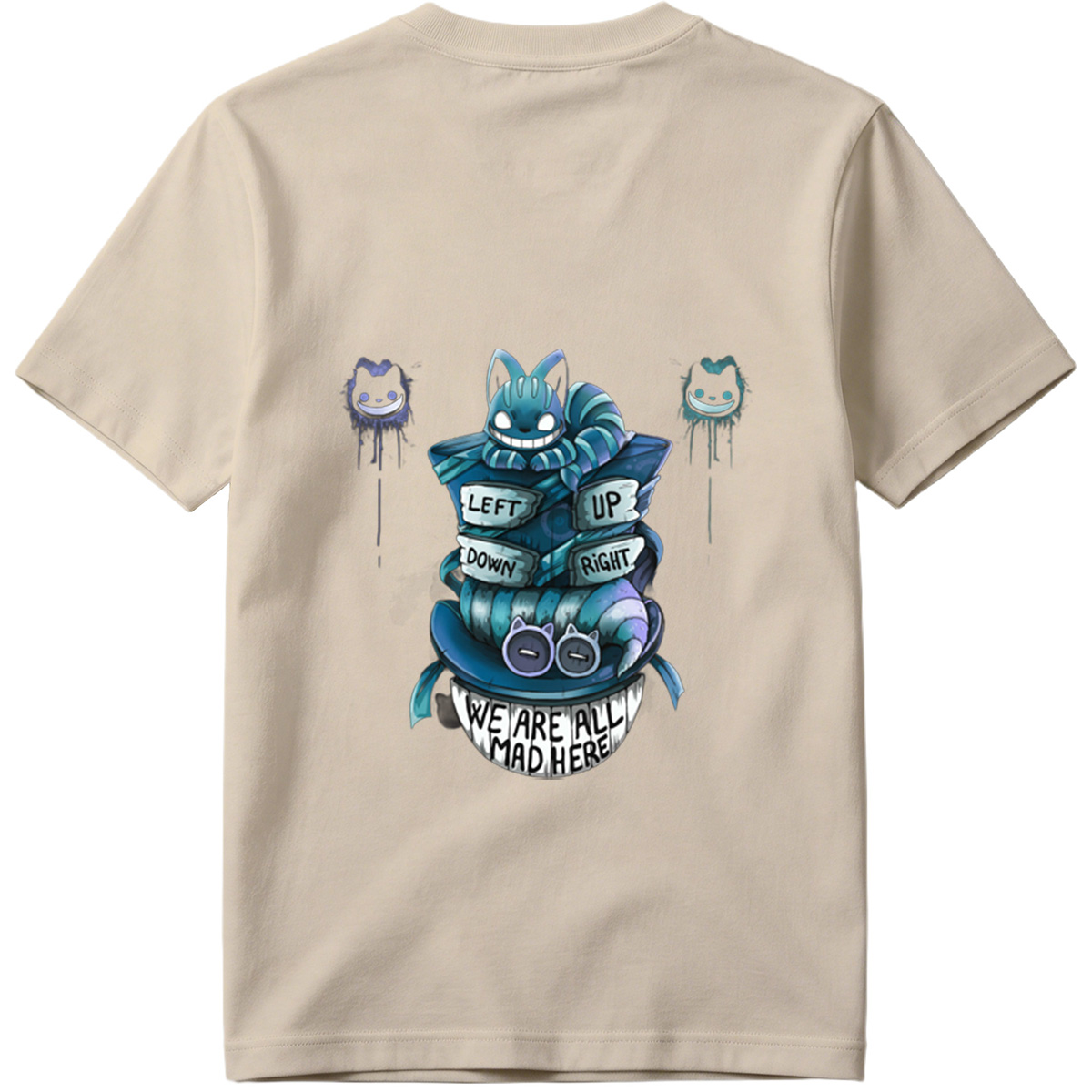 Cheshire Cat and Pokémon Fusion: We Are All Mad Here - Tee