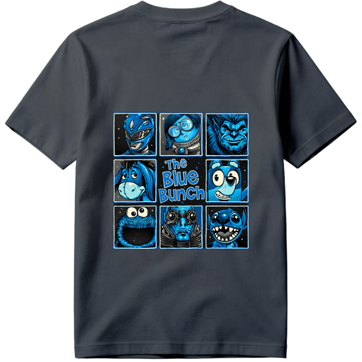 The Blue Bunch: A Collection of Blue Characters - Tee