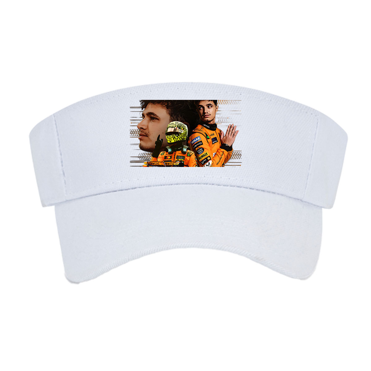 Lando Norris McLaren Formula 1 Racing Driver -  Visor cap