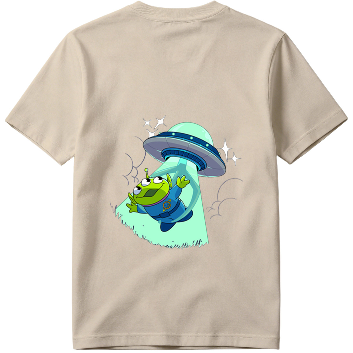Alien from Toy Story Abducted by UFO - Tee