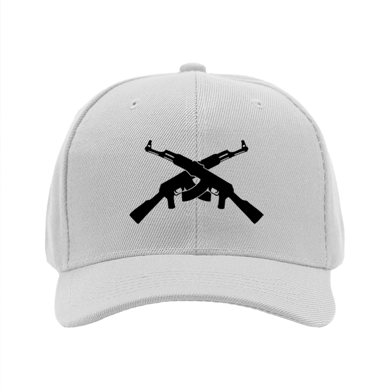 1pc New Baseball Cap with Crossed Guns Print and Bold Text Design Unisex Adjustable Hat for Outdoor Activities and Casual Wear Suitable for Adults Who Love Edgy Street Style and Fashion Statements