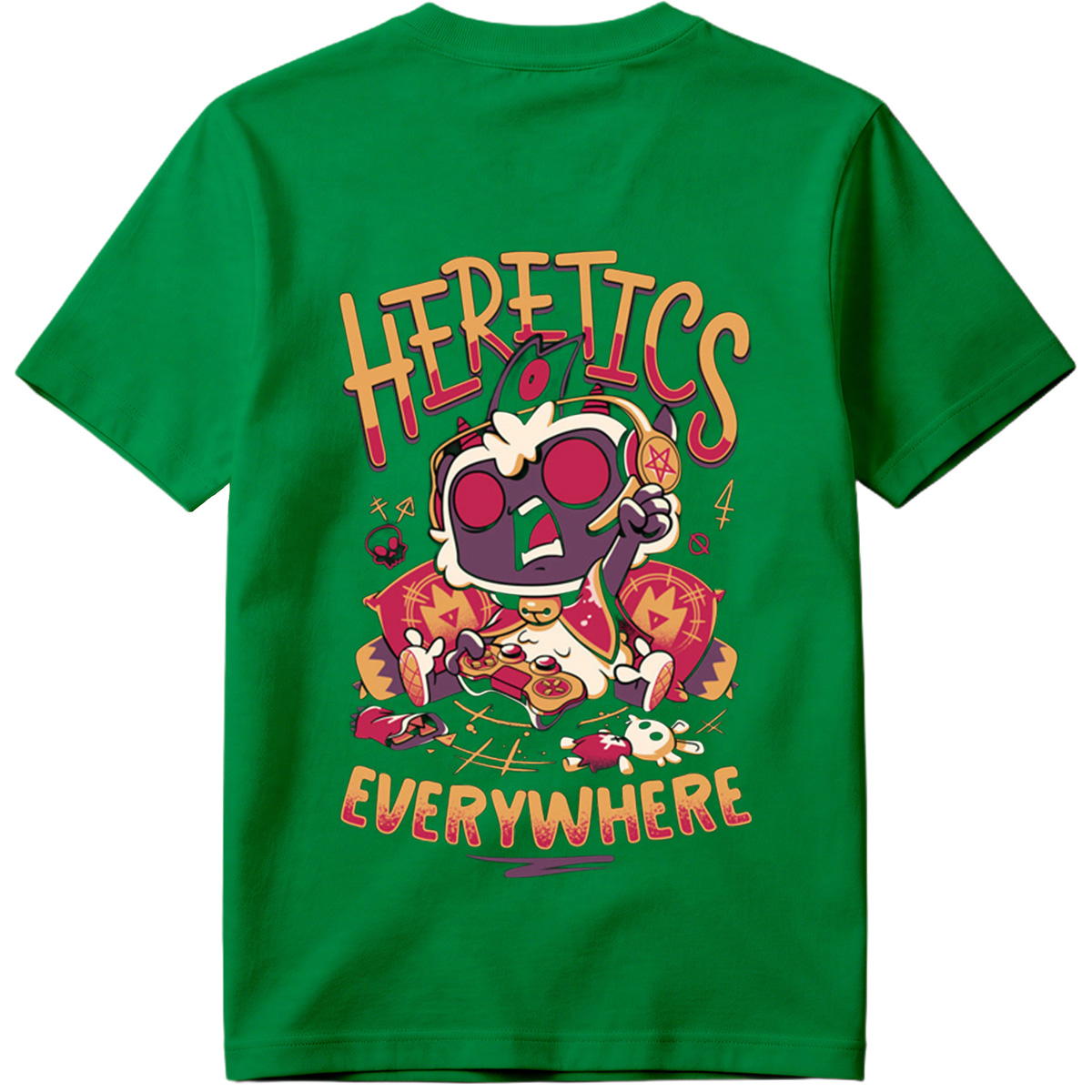 Heretics Everywhere: A Gaming Character Adventure - Tee