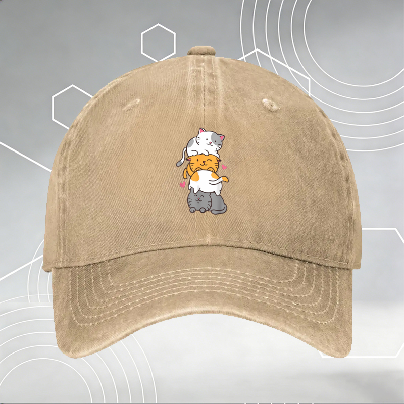 New Baseball Cap with Tee Ball Dad Print - Unisex Adjustable Hat for Men and Women, Perfect for Sports Fans, Outdoor Activities, and Father's Day Gifts