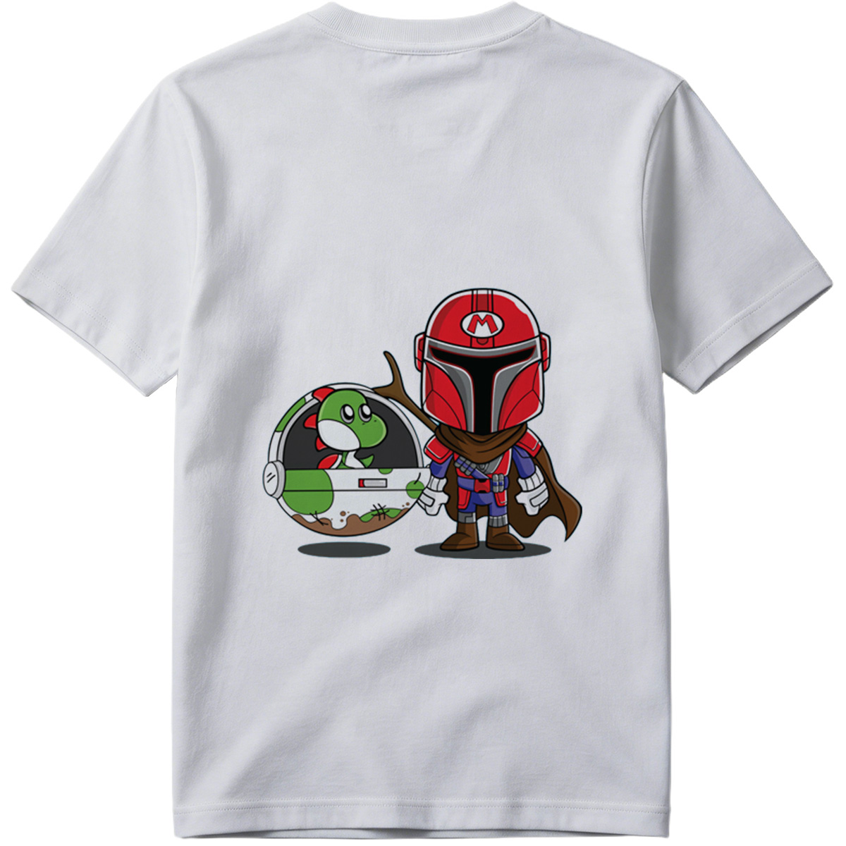 Mario x Mandalorian: Yoshi in a Pod - Tee