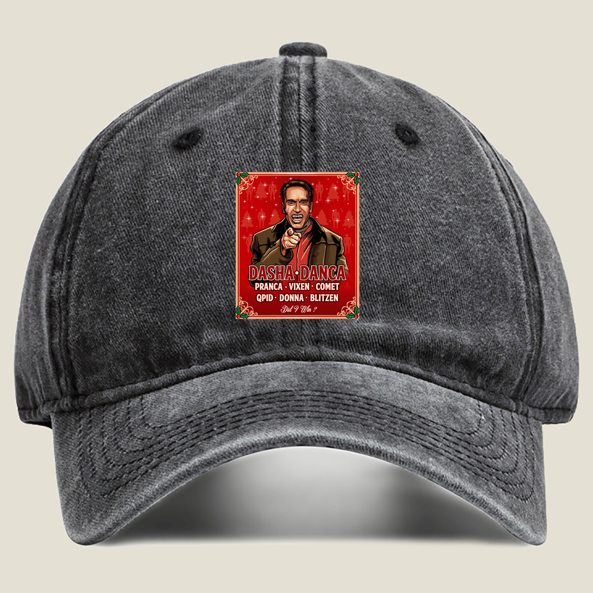 Dasha Danca: Pranca, Vixen, Comet, Qpid, Donna, Blitzen – Did I Win? - Washed Denim - Baseball Cap