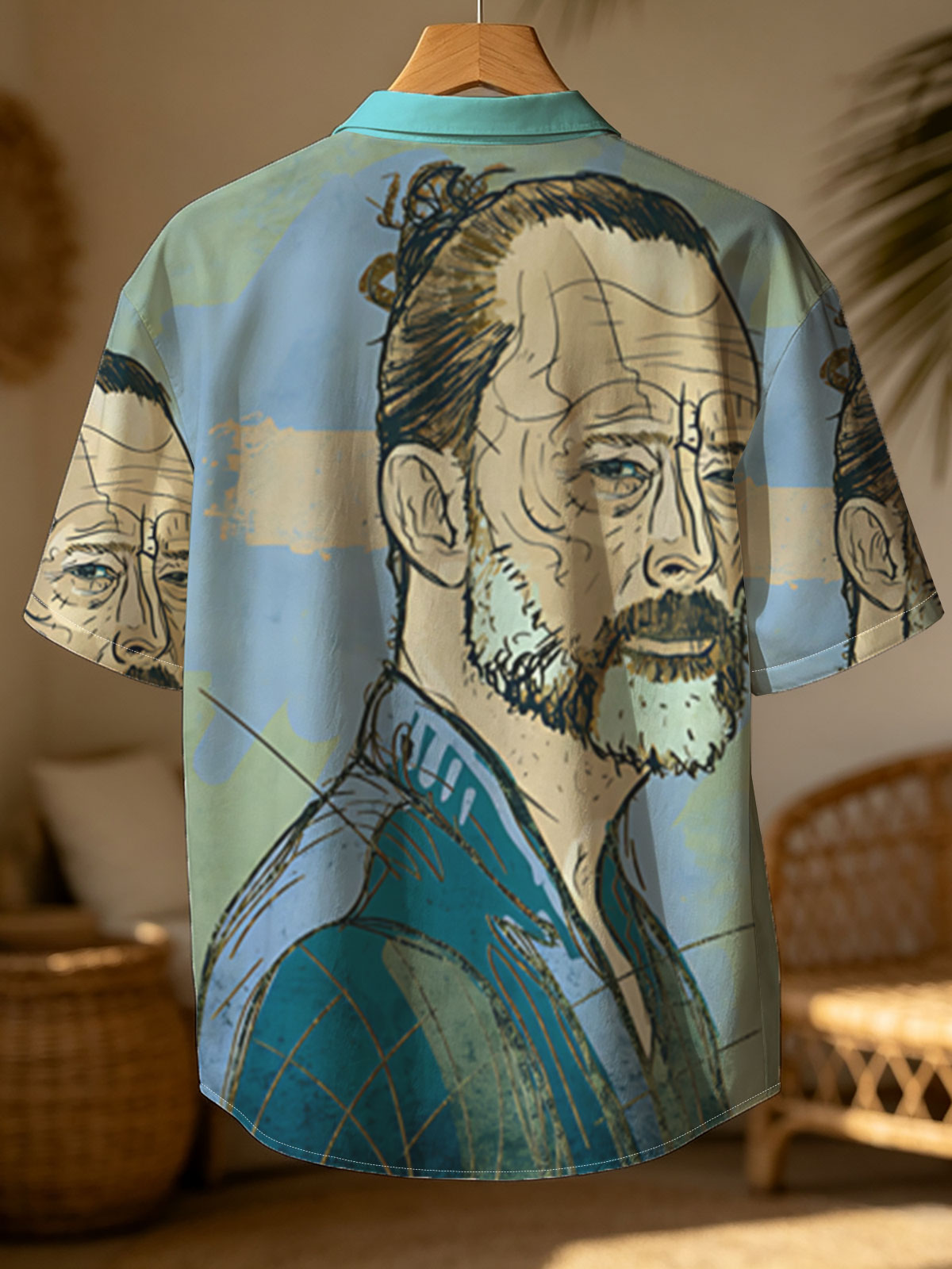 Tilda Swinton as a Wise Elder in a Fantasy Portrait -  Shirt