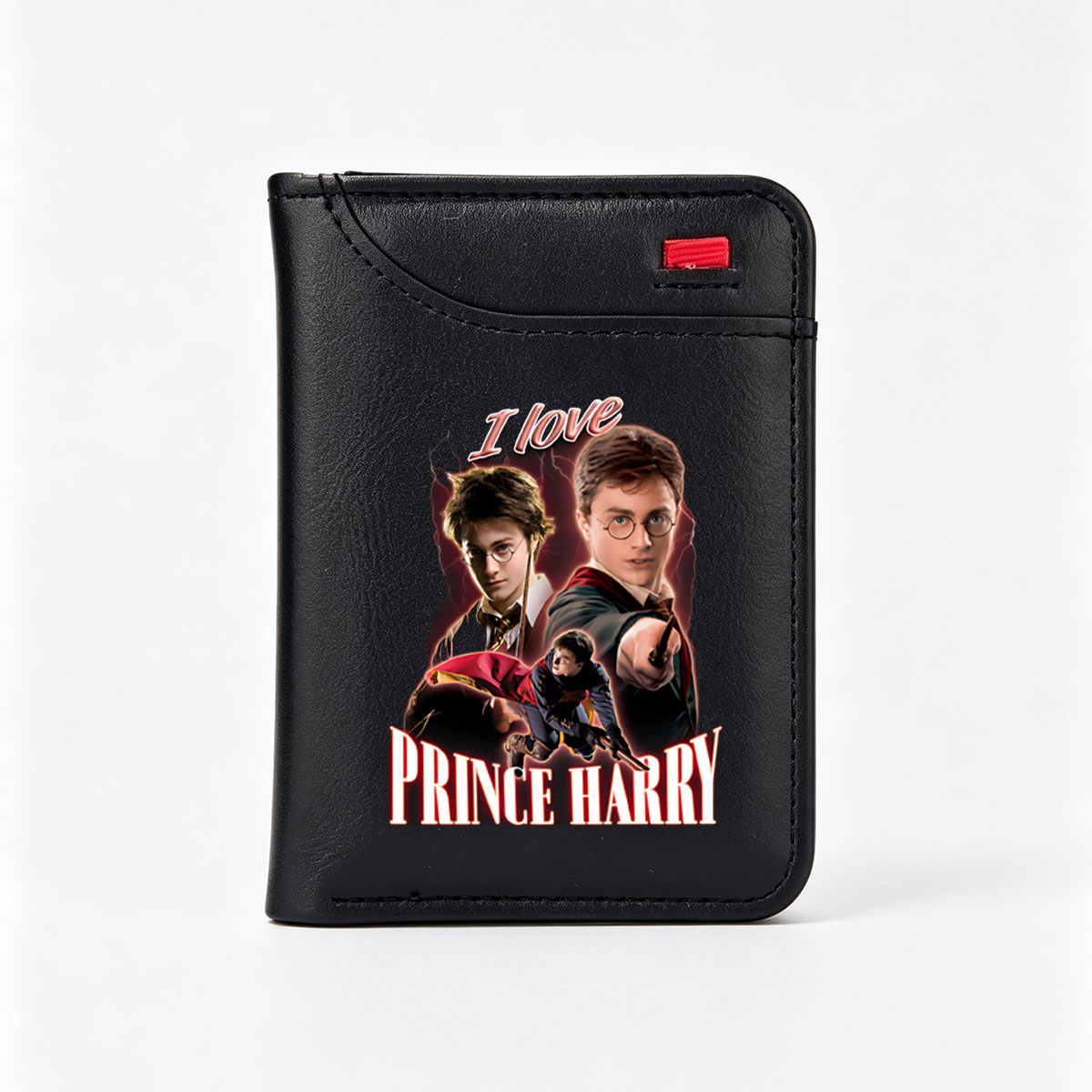 I Love Prince Harry: Harry Potter Fan Art - Vertical Style Wallet