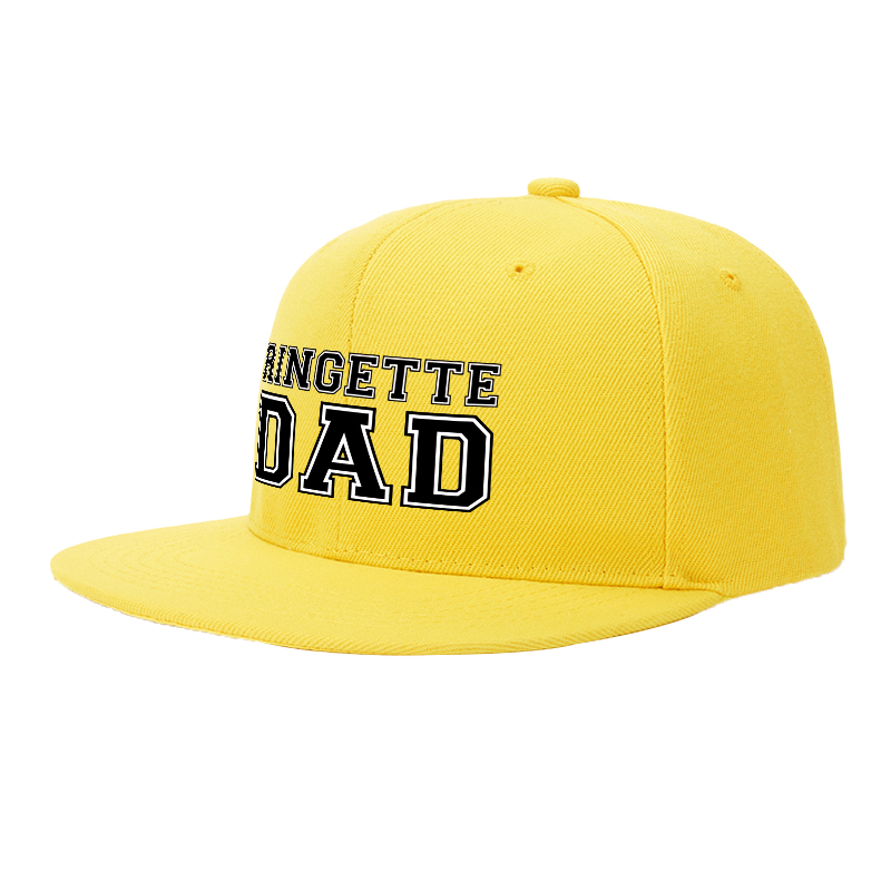 Flat Brim Baseball Cap Ringette Dad Logo Streetwear Underground Skate Style for Basketball Court Skate Park Urban Lifestyle Skaters Rap Artists Streetwear Enthusiasts
