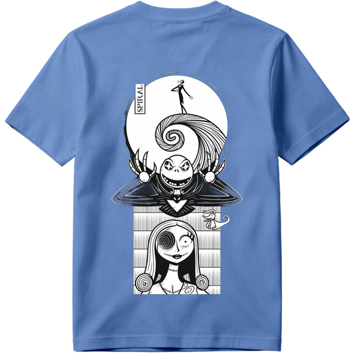 The Nightmare Before Christmas: Jack Skellington and Sally Spiral Art - Tee