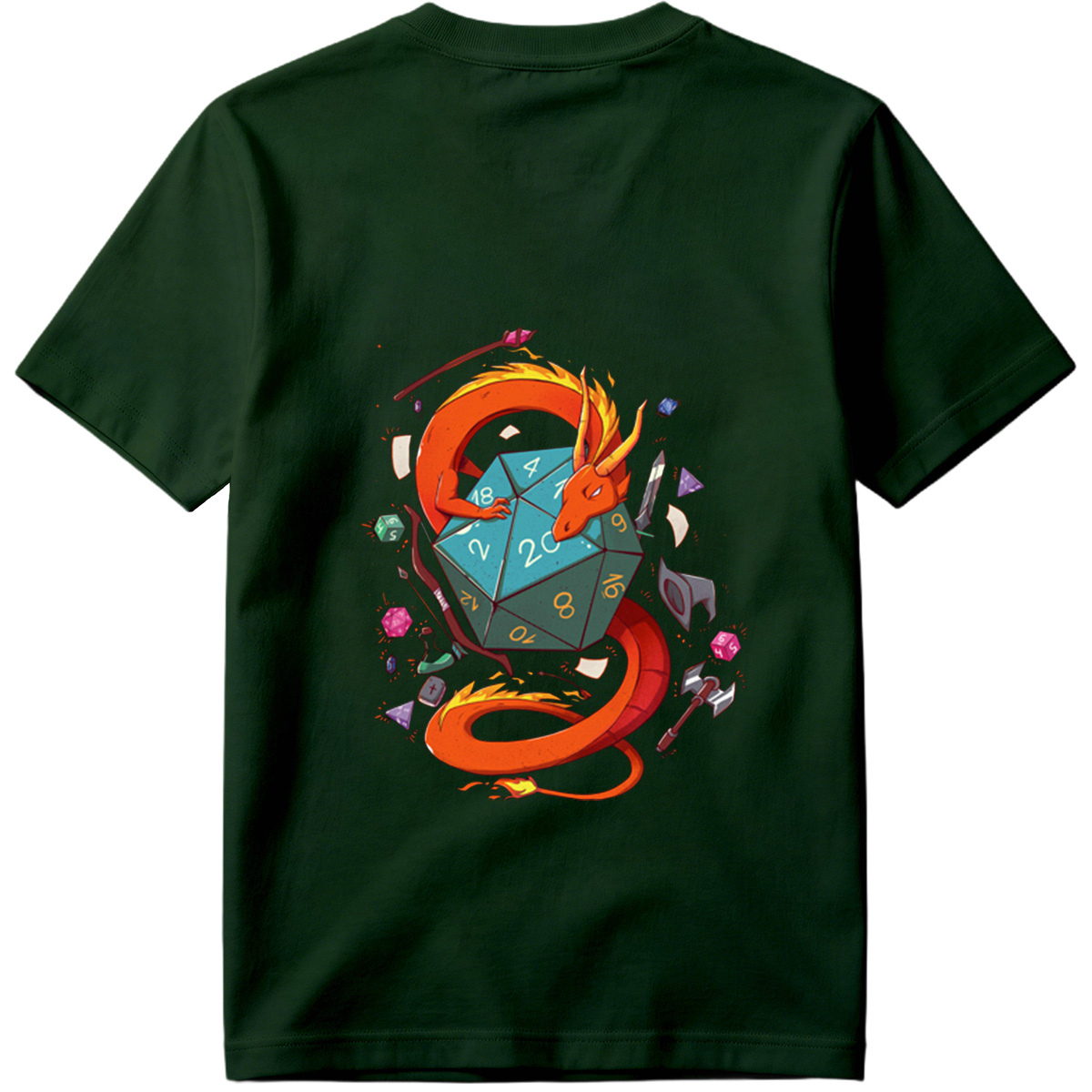 Dragon and D20: Fantasy Adventure - Tee