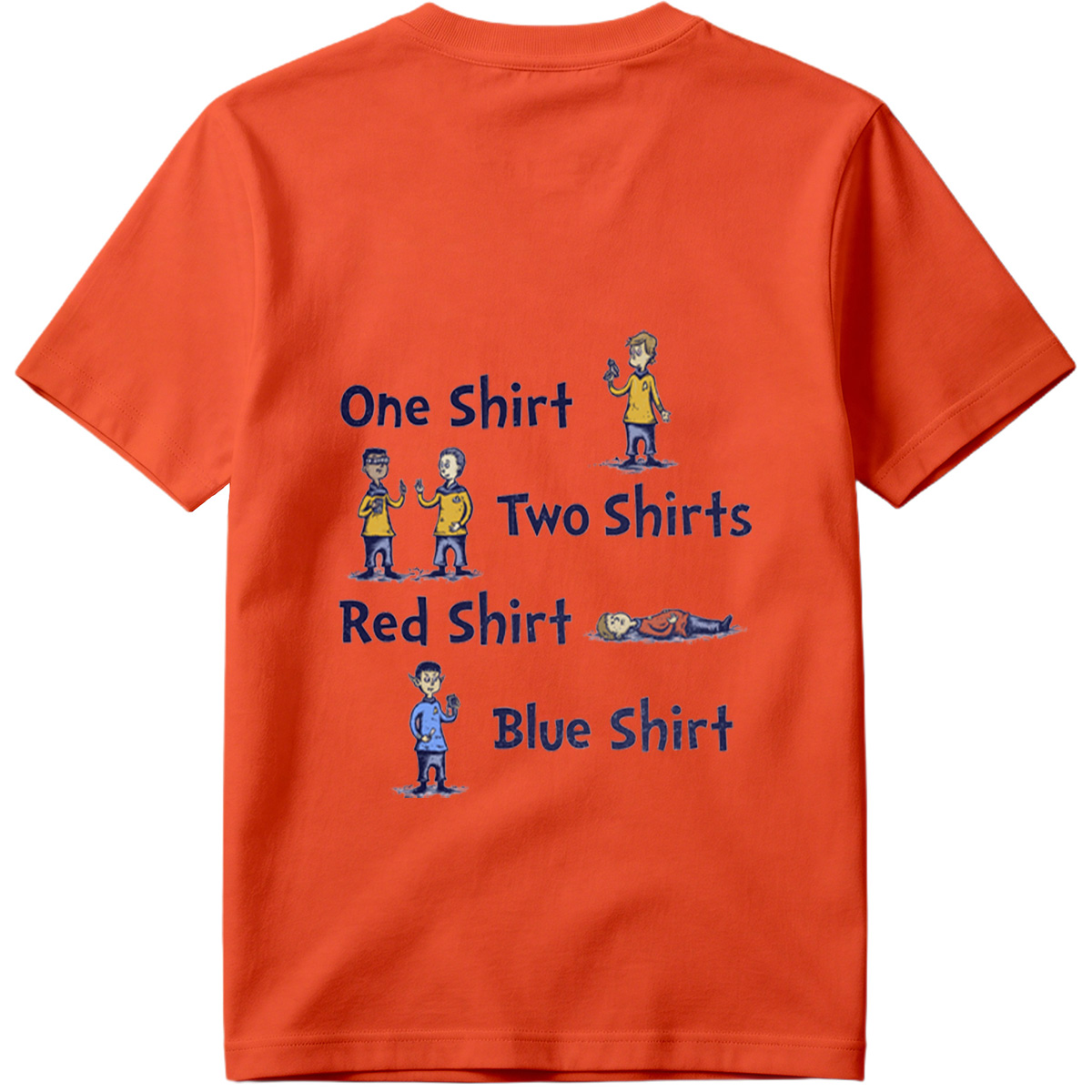 Star Trek: One Shirt, Two Shirts, Red Shirt, Blue Shirt - Tee
