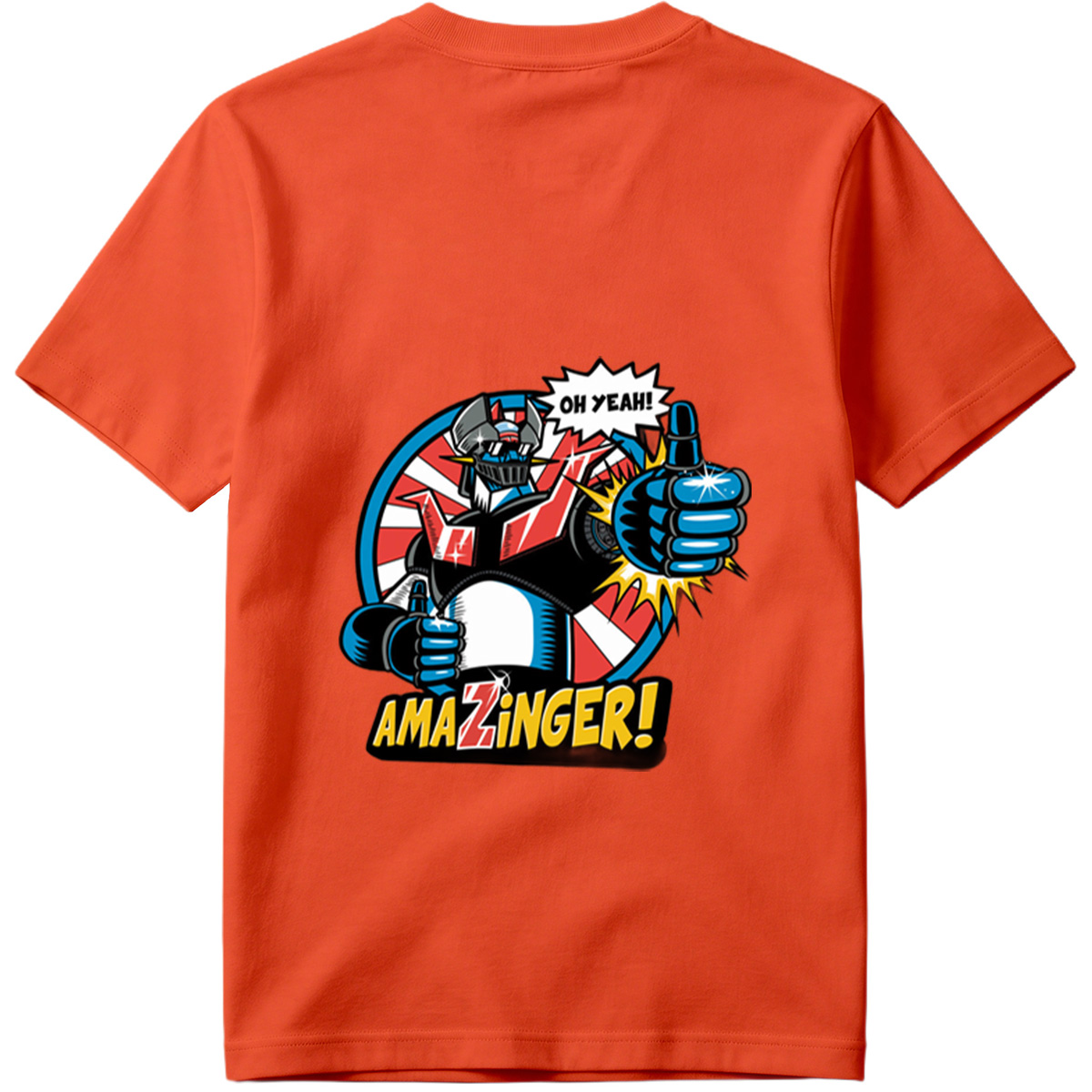 Amazinger! - Robot Hero with Thumbs Up - Tee
