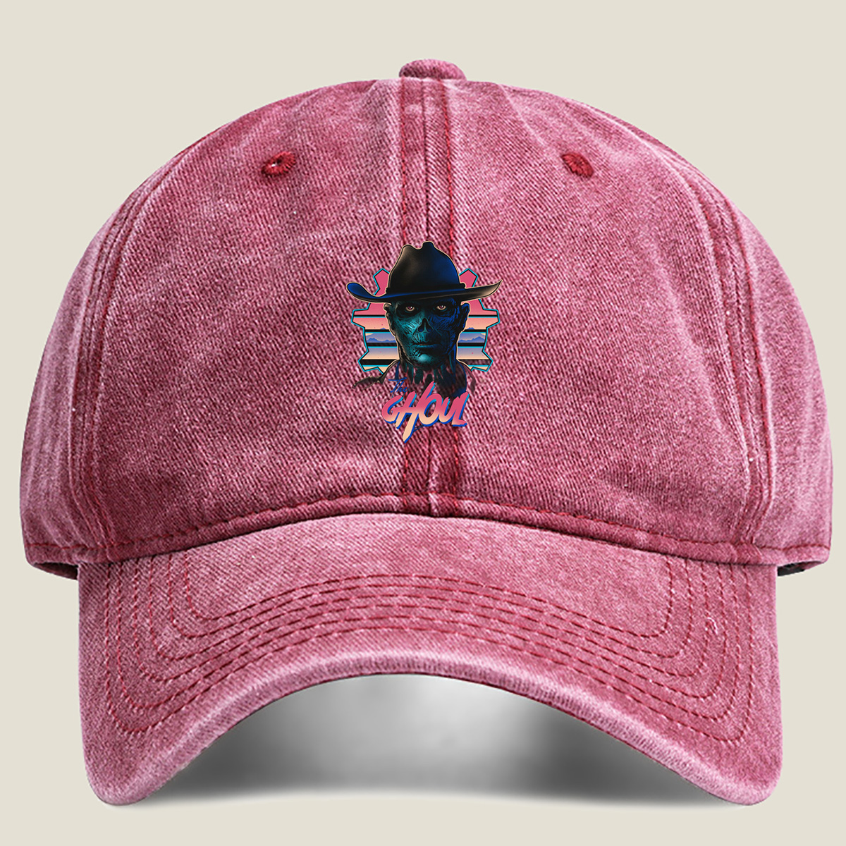 The Ghoul: Fallout Character Art - Washed Denim - Baseball Cap
