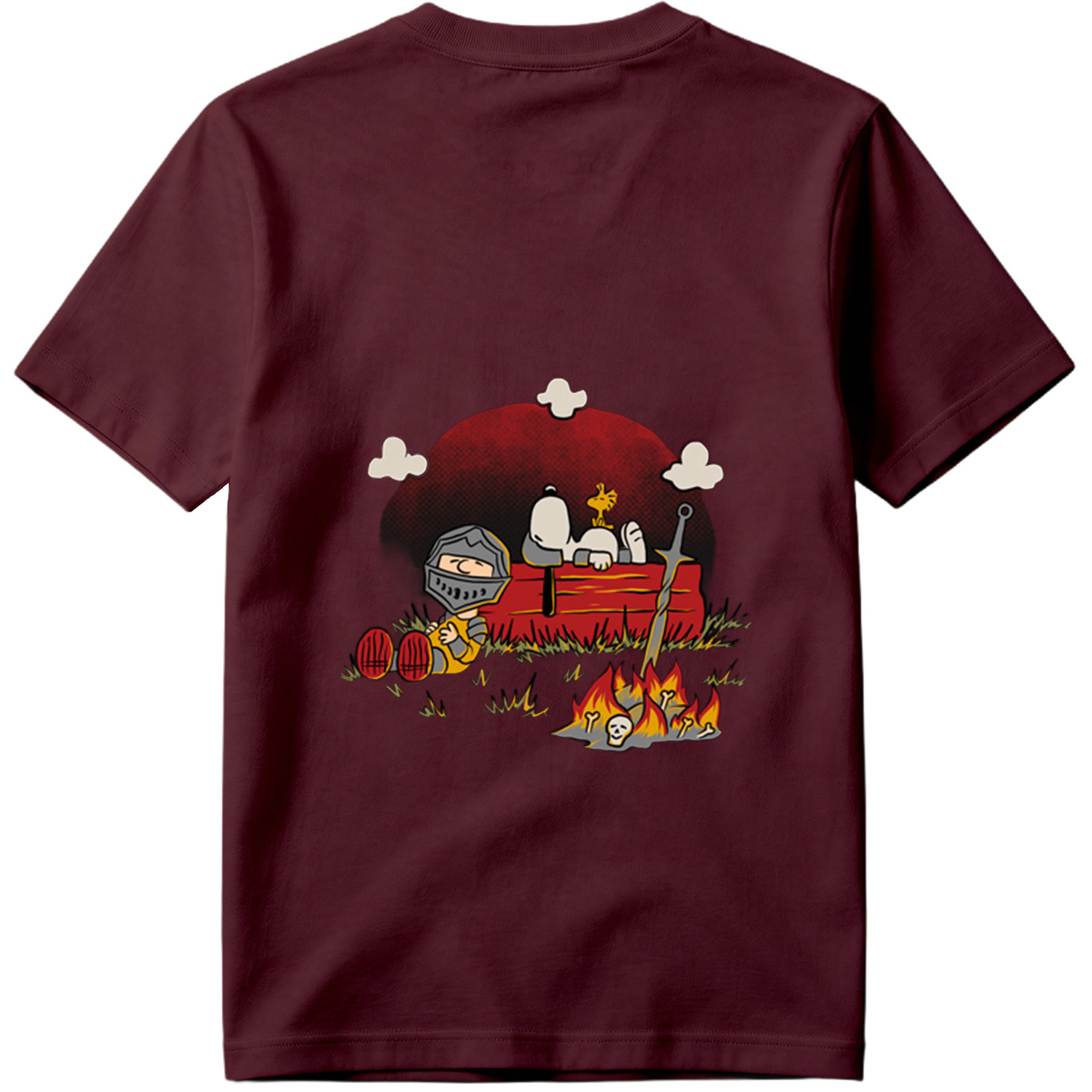 **Title:** Knight and Bone in the Moonlight - Tee