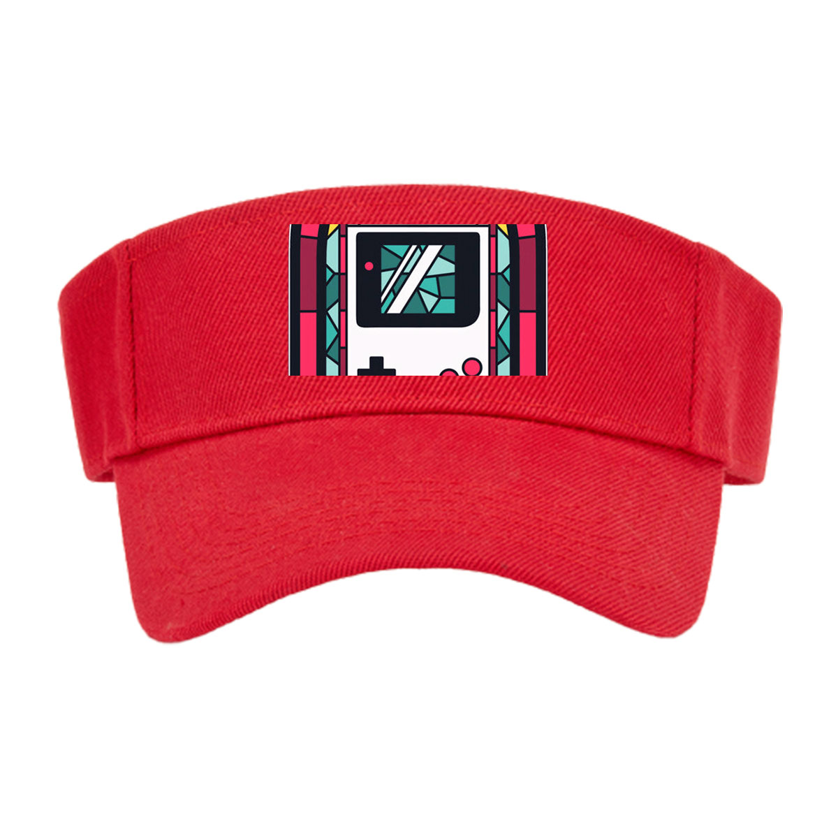 Stained Glass Game Boy Art -  Visor cap