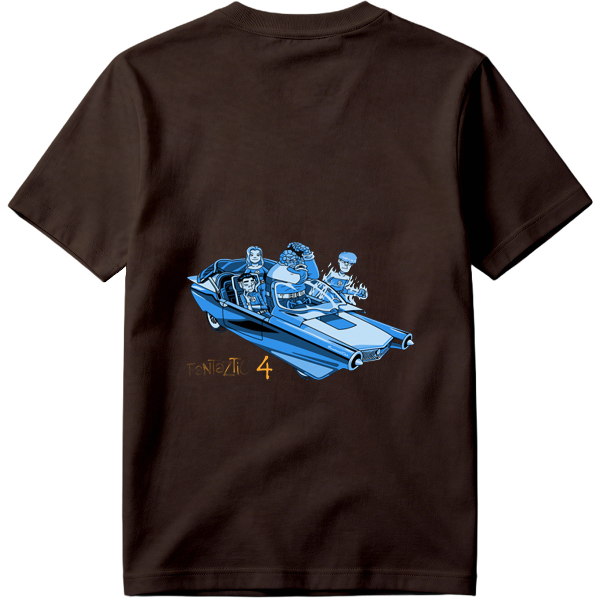 Fantastic Four in the Futuristic Car - Tee