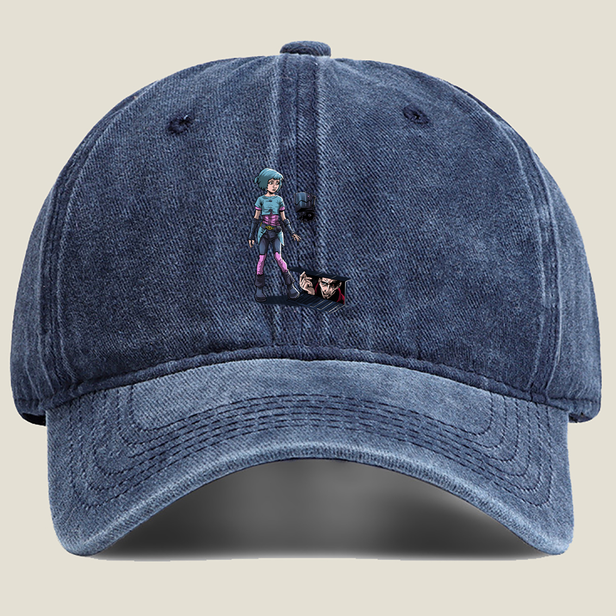 Mega Man X: Zero and the Puppet Master - Washed Denim - Baseball Cap